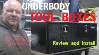 Buyers Underbody toolbox review and Install [upl. by Illil]