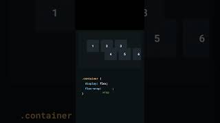 Flex Wrap CSS 😍 css csstutorial css3 cssanimation cssflex viral htmlcss [upl. by Rednav804]