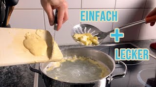 Spätzle ganz einfach selber machen  Käsespätzle als Beilage und Schweizer Bizochels [upl. by Eca937]