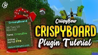 CrispyBoard 22 Update Minecraft Scoreboard Plugin Tutorial [upl. by Bernat279]