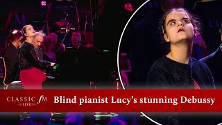 Blind pianist Lucy stuns Royal Albert Hall with breathtaking Debussy debut  Classic FM Live [upl. by Lekcar]