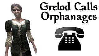 Grelod the Kind calls Orphanages  Skyrim Prank Call [upl. by Ibocaj]