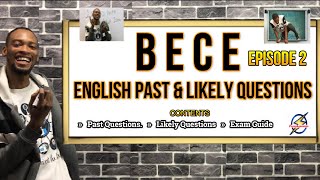 Junior Waec BECE English Past amp Likely Questions  Episode 2 [upl. by Ezzo]