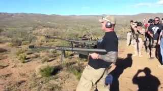 Shooting Two Barrett 50BMG Rifles [upl. by Lyndel]