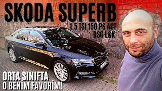 Skoda Superb 15 TSi  Passat karşısında nasıl [upl. by Fredek547]