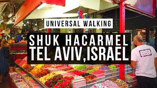 4K TEL AVIV Walk Through Shuk HaCarmel Market [upl. by Hgielar]