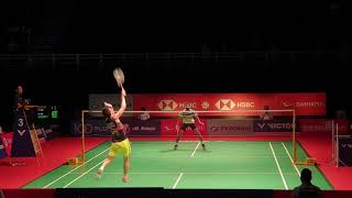 Nice Angle  KIDAMBI Srikanth vs WONG Wing Ki Vincent  Badminton Malaysia Master 2019  P2 [upl. by Anahtor119]