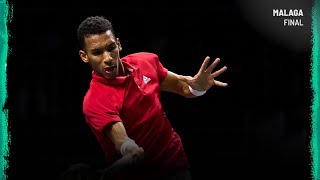 Felix AugerAliassime v Álex de Miñaur  Canada v Australia  Davis Cup Final Highlights [upl. by Allertse228]