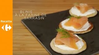 Des blinis à la farine de sarrasin garantis sans gluten [upl. by Atnes]