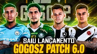 GOGOSZ PATCH 2024  V60 AIO PES 2021 PC TEMPORADA 2024 COM KITS E ELENCOS ATUALIZADOS MOD 4K HDR [upl. by Asiralc]