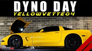 C5 Corvette Dyno Tune BTR Stage 2 Cam  Complete Street Performance YellowVette04 [upl. by Emyam]