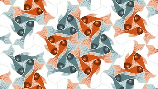 What is Tessellation  by M C Escher inspired Tessellation Art [upl. by Mixie]