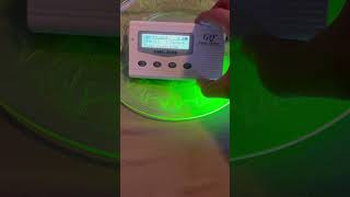 Uranium Glass Plate vs Fiestaware Bowl💀☢️ experiment  fiesta geigercounter stem [upl. by Zilvia]