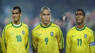 The R Trio Ronaldo Romario Rivaldo vs Barcelona 1999 [upl. by Annavas]