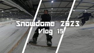 Erstes Mal Snowboard fahren Fails Jumps 180°´s  Snowdome Bispingen 2023  VLOG 15  DE [upl. by Tiffani171]