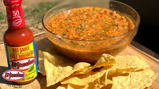 SMOKED SALSA RECIPE  How to make SMOKED SALSA  El Yucateco Hot Sauce [upl. by Iny801]