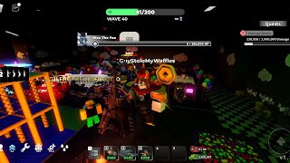 Pizza partyTdsRoblox [upl. by Enelyw]