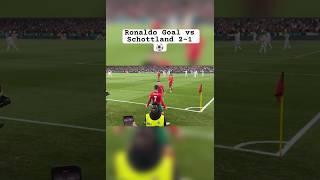 Cristiano Ronaldo Goal vs Schottland amp Portugal vs Schottland 21 amp All Goals Highlights [upl. by Neehar]