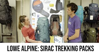 Lowe Alpine  Sirac Trekking Packs  Spotlight [upl. by Buna808]