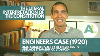 ENGINEERS CASE 1920 Everything you need to know  AUSSIE LAW [upl. by Nahgam60]