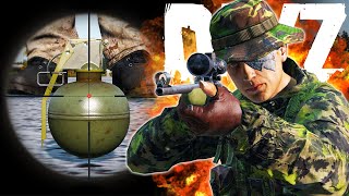 SNIPING GRENADES to BLOW UP geared players Our DEADLIEST TRAP yet DayZ [upl. by Orabelle]