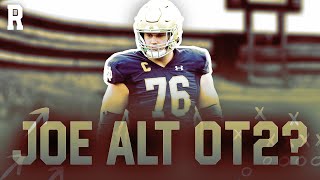 Joe Alt NFL Draft Scouting Report [upl. by Arratal]