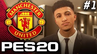 PES 2020 Manchester United Master League EP1  Signing Jadon Sancho [upl. by Saretta]