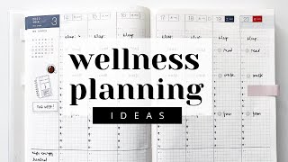 Wellness Tracking  Ideas for setting up a wellness planner [upl. by Gnohc]