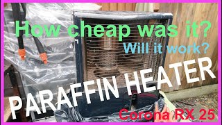 Paraffin Heating using a Corona Radiant Heater [upl. by Ogaitnas]