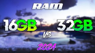 16GB RAM vs 32GB RAM in 2024 [upl. by Laura]