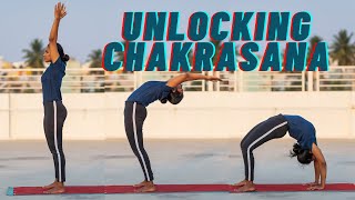 How to do Chakrasana Wheel pose complete process [upl. by Jelle510]