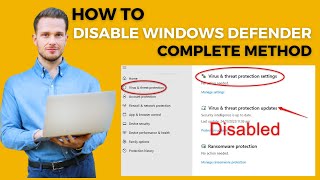 How to Disable the Windows Defender in Windows 1011  Complete Method [upl. by Dorina16]