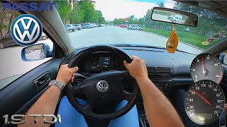 Volkswagen Passat B5 19 TDI 1997  POV Drive [upl. by Mercie]