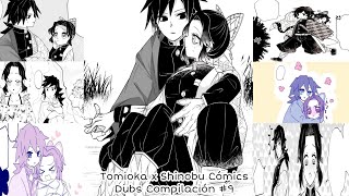 Tomioka x Shinobu  Cómics Dubs Compilación 9 [upl. by Liryc921]