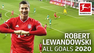 Robert Lewandowski  All Goals 2020 [upl. by Accissej]