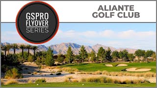 GSPro Course Aliante Golf Club Flyover [upl. by Asecnarf]