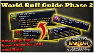 World Buffs Phase 2  How to get amp boon for your next Raid WoW SoD [upl. by Laresa36]