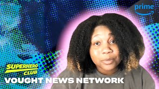 The Boys Vought News Network Reaction  Superhero Club  Prime Video [upl. by Maiah]