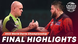 DARTING DESTINY  The Final Highlights  202223 Cazoo World Darts Championship [upl. by Buehrer]