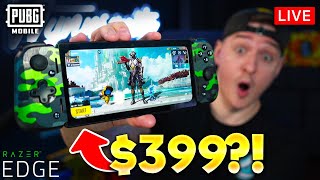 🔴 PUBG MOBILE with a BUDGET ANDROID CHALLENGE RAZER EDGE 5G [upl. by Aicirpac]