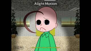 OH OH HI THERE BALDI’SBASICSGacha club ANIMATION [upl. by Dolly]