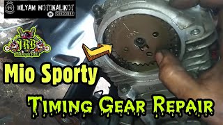 Mio Sporty timing gear repair [upl. by Alilad]