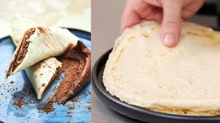 veganes Pfannkuchen Rezept  mit cremiger SchokoDattelCreme [upl. by Taft250]