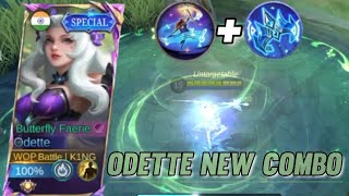 Odette New Combo  Mythical Glory Rank Gameplay 🔥  MLBB [upl. by Ardelle]