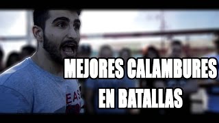 Los MEJORES CALAMBURES de las BATALLAS de gallos [upl. by Hanus]