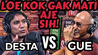 BOTUNA BHANGKE‼️ 🤣 DESTA VS ME  Deddy Corbuzier Podcast [upl. by Kemppe]