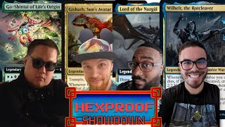 HEXPROOF SHOWDOWN EPISODE 7  Gishath VS GO shintai VS Lord of nazgul VS Wilhelt mtgcommander [upl. by Stauder378]