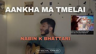 Aankhama tmelai  Nabin k Bhattari  Cover by Nischal Adhikari  Famous pop song [upl. by Jayne559]