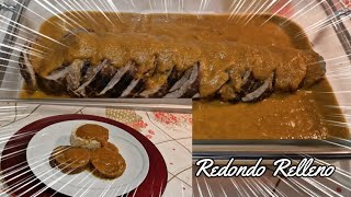 Como preparar un Redondo Relleno Pasas Orejones Piñones y Ciruelas ❤Receta Fácil y Delicioso [upl. by Akenot284]