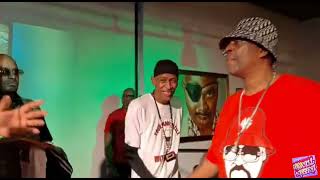 GRANDMASTER CAZ GRABS MIC FROM KOOL G RAP amp BATTLES HIM amp MC SHAN ON STAGE [upl. by Hallerson824]